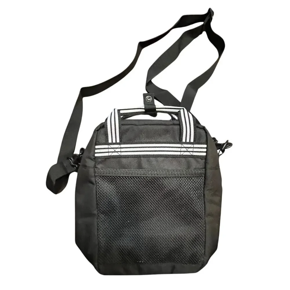 Adidas Insulated Black Squad Lunch Box - Excellent Condition Black & White